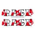 Тату-стикер "Rage"