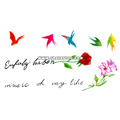 Тату-стикер "Music of my life"