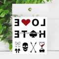 Тату-стикер "LOVE-HATE"