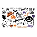 Тату-стікер "Happy Halloween"