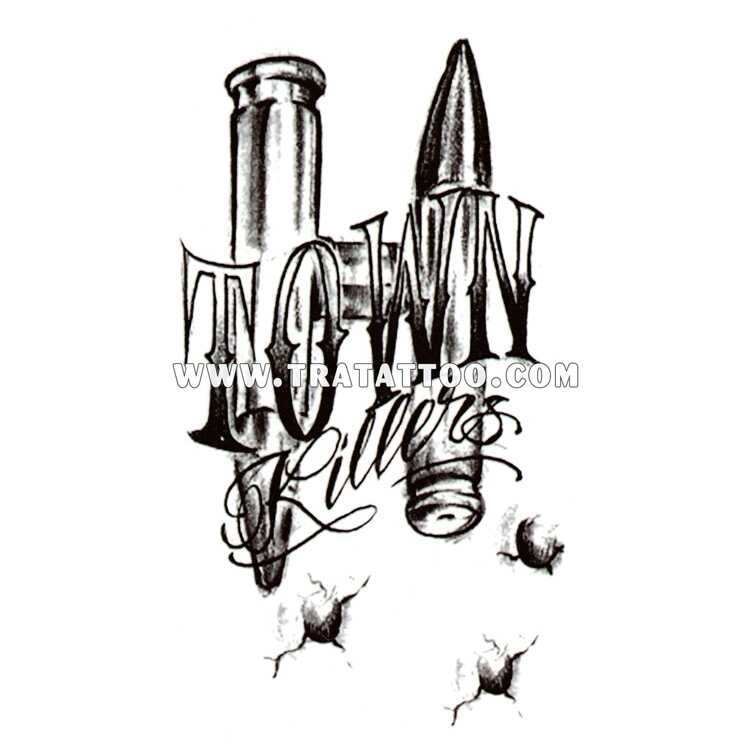 Тату-стікер "Town Killer"