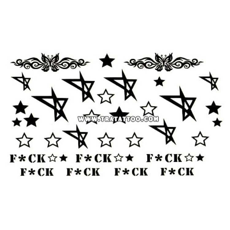 Тату-стикер "Rock Star"