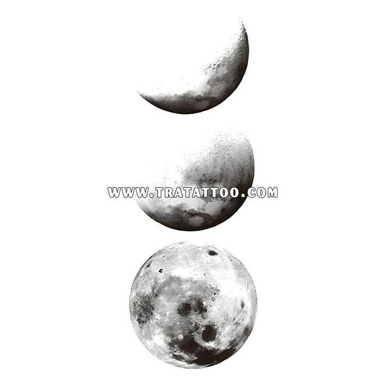 Тату-стікер "Moon"