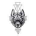 Тату-стікер "Wulf"