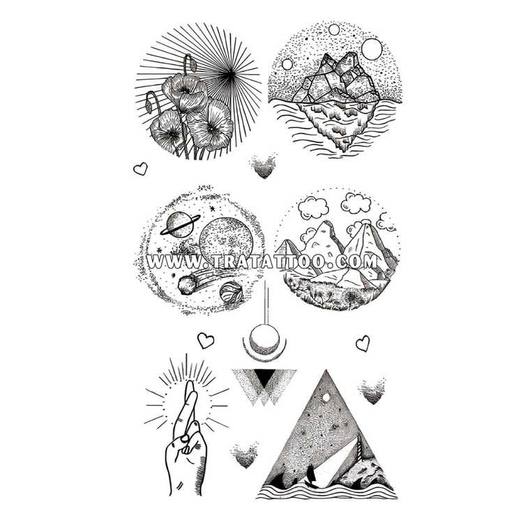 Тату-стикер "Adventure"