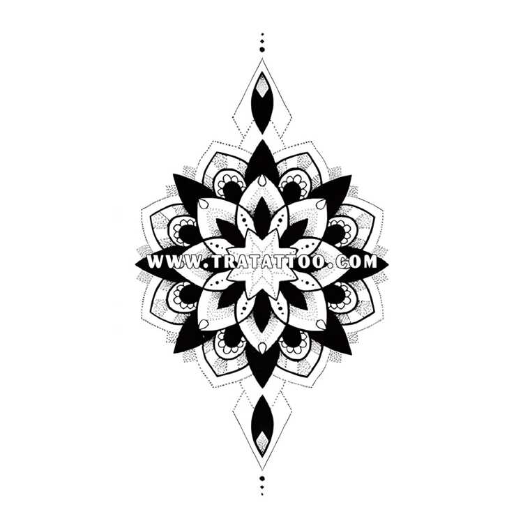 Тату-стикер "Lotus"