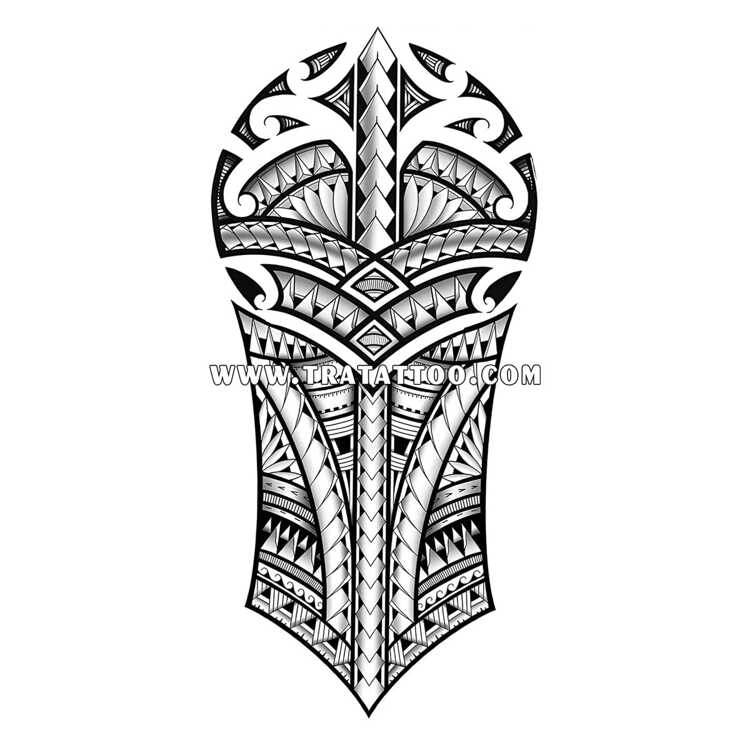 Тату-стикер "Maori"