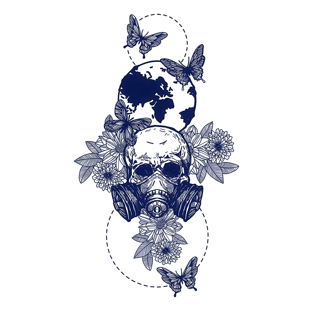 Перебивне пігментне тату Екологія