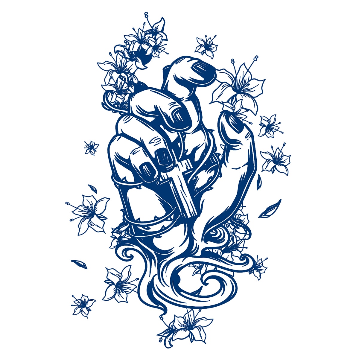 Перебивне пігментне тату Віра