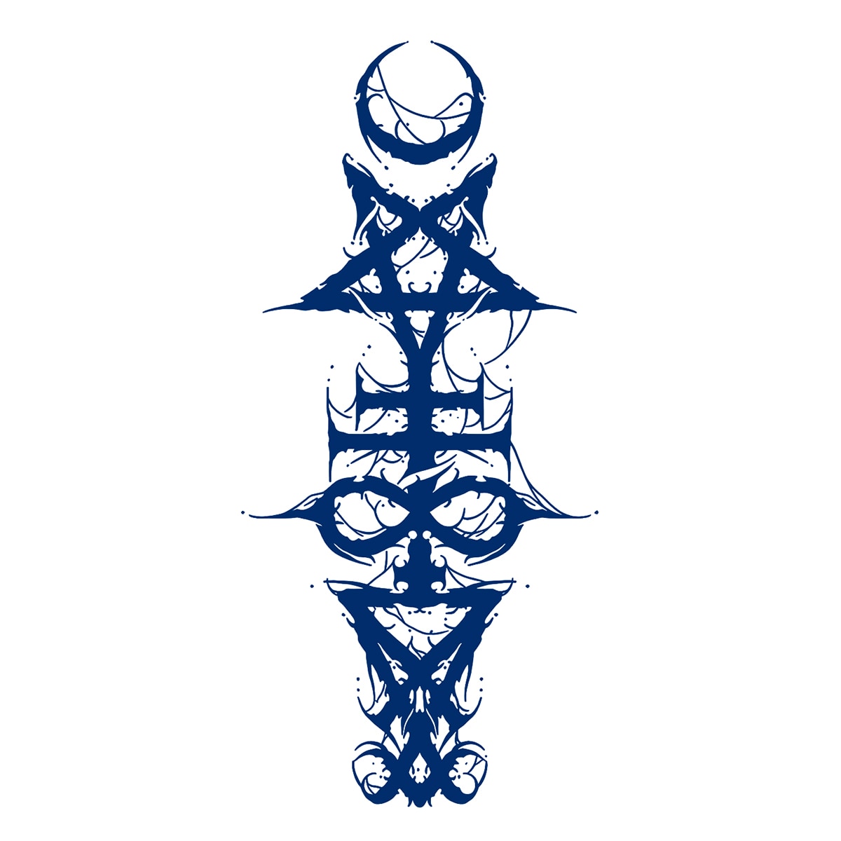 Перебивна пігментна тату Hate