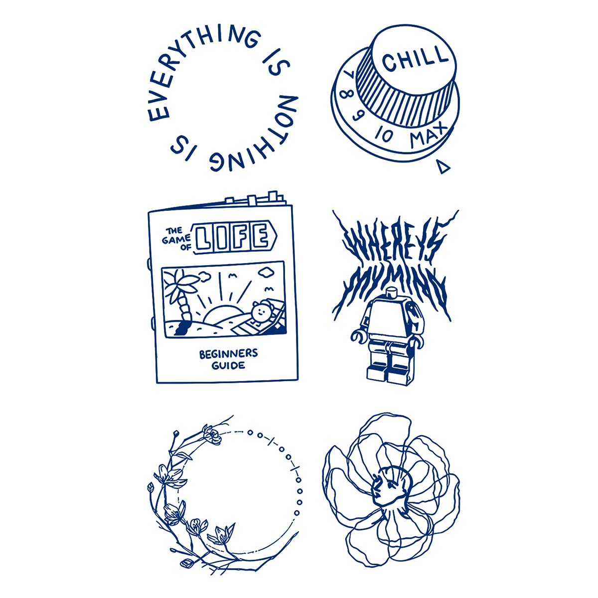 Перебивна пігментна тату Чілл