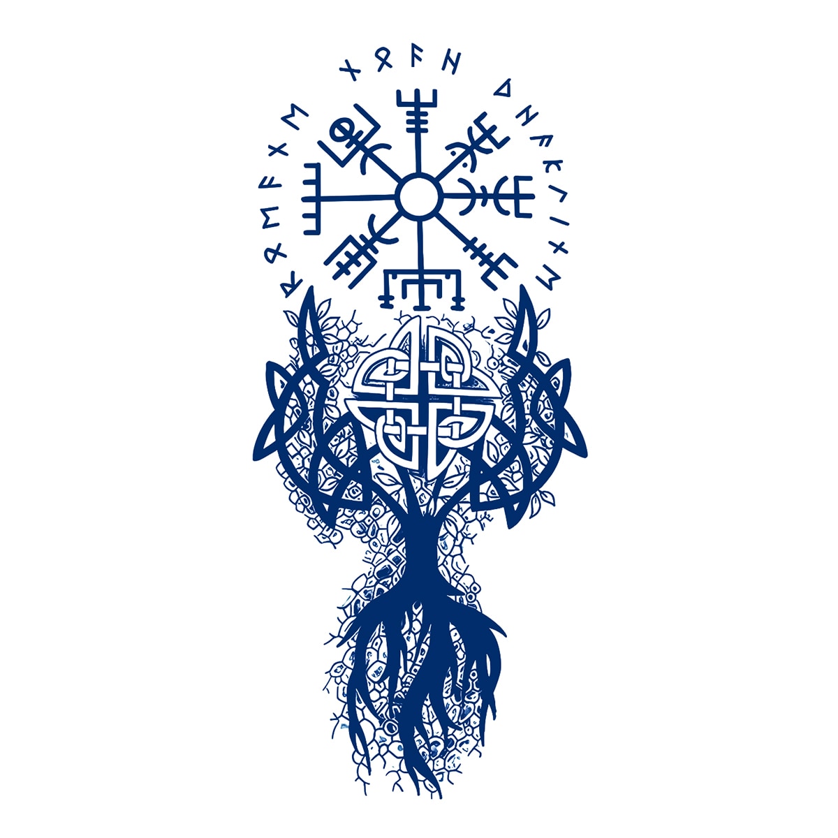 Перебивна пігментна тату Вегвізир